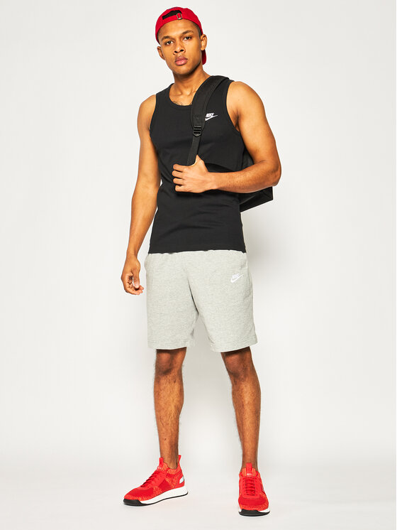 Nike Nike Tank-Top Club BQ1260 Schwarz Standard Fit