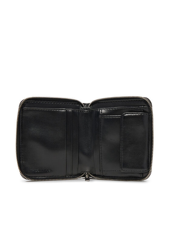 Calvin Klein Calvin Klein Peněženka Quilted Square Zip Around LV04F1121G Černá