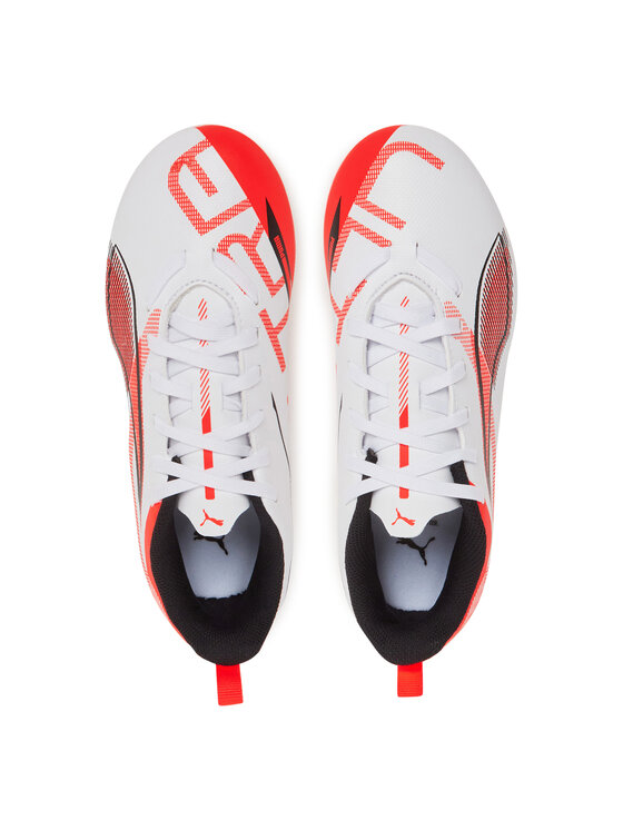 Puma Puma Ghete pentru fotbal Ultra 5 Play Fg/Ag Jr 108170 01 Alb