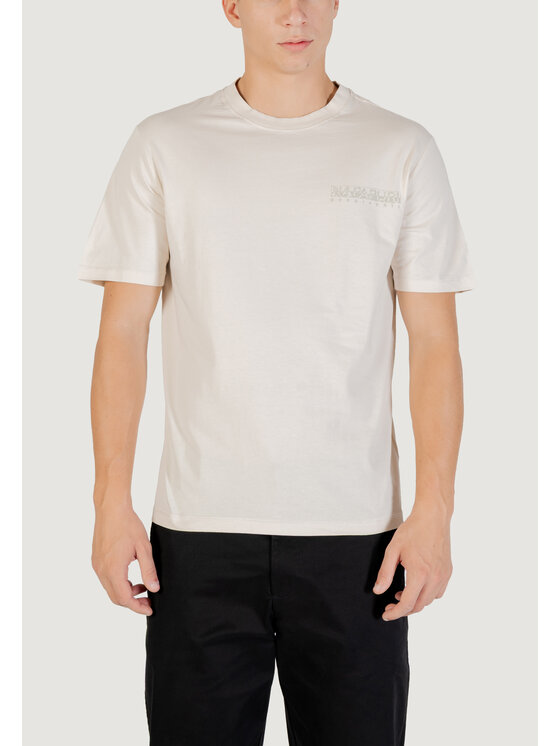 Napapijri Napapijri T-shirt S-TURRACH SS Beige Bermuda Fit