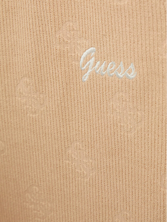 Guess Guess Παντελόνι φόρμας J5BQ17 K1902 Μπεζ Wide Leg