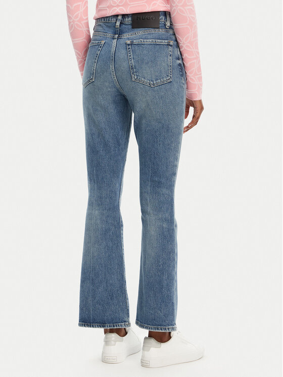 HUGO HUGO Farmer Geflare_2 50541493 Kék Skinny Fit