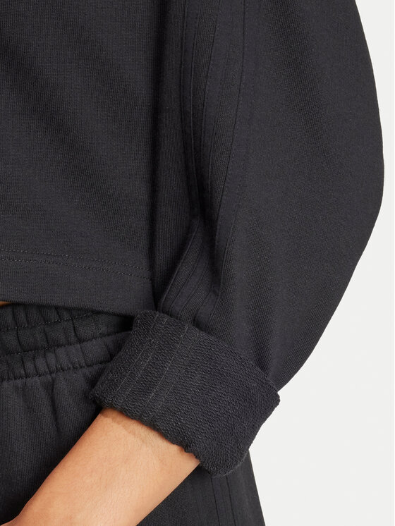 adidas adidas Μπλούζα ALL SZN French Terry 3-Stripes JI9104 Μαύρο Regular Fit