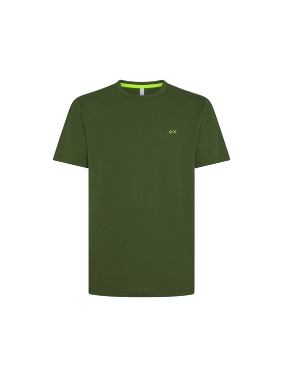 SUN68 SUN68 T-shirt q-roa-35800 Verde Regular Fit