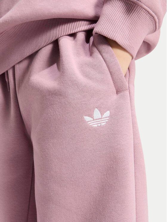 adidas adidas Trening Loose Crew Top & Wide Leg Pants Set KT2242 Roz Relaxed Fit