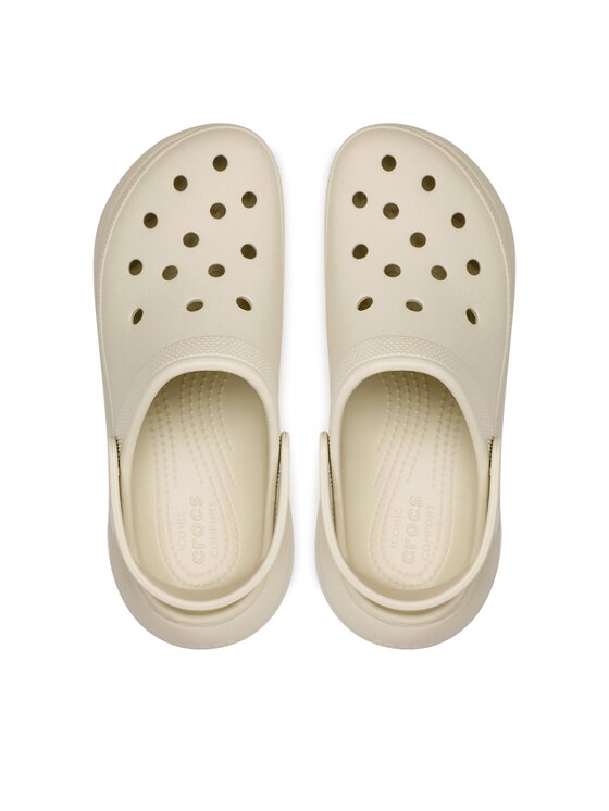 Crocs Crocs Klapki Classic Crush Clog 207521 Beżowy