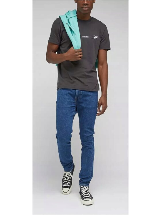 Lee Lee Jeansy Malone Niebieski Skinny Fit