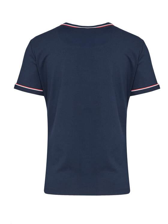 Lacoste Lacoste T-shirt TF5289 Tamnoplava Slim Fit