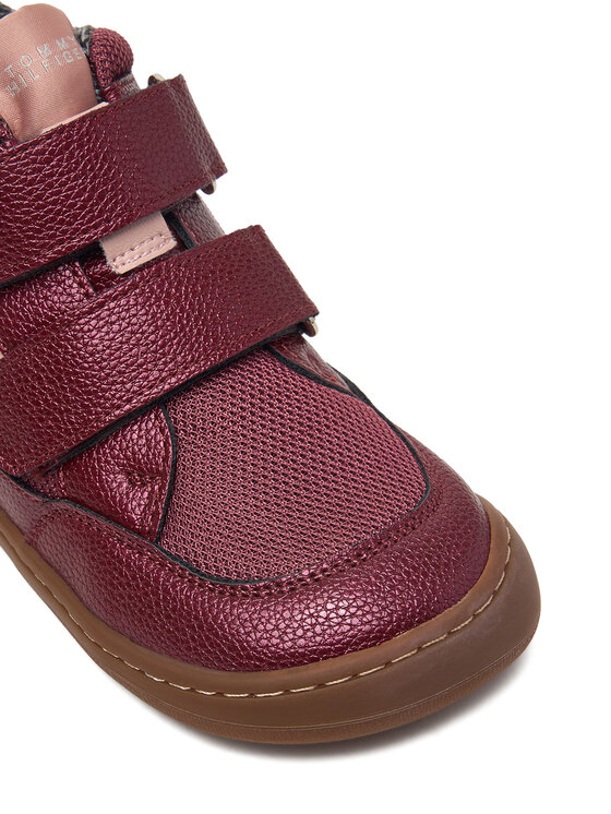 Tommy Hilfiger Tommy Hilfiger Sneakers Mid Cut Velcro Sneaker T1AH-35071-0525356 M Bordeaux