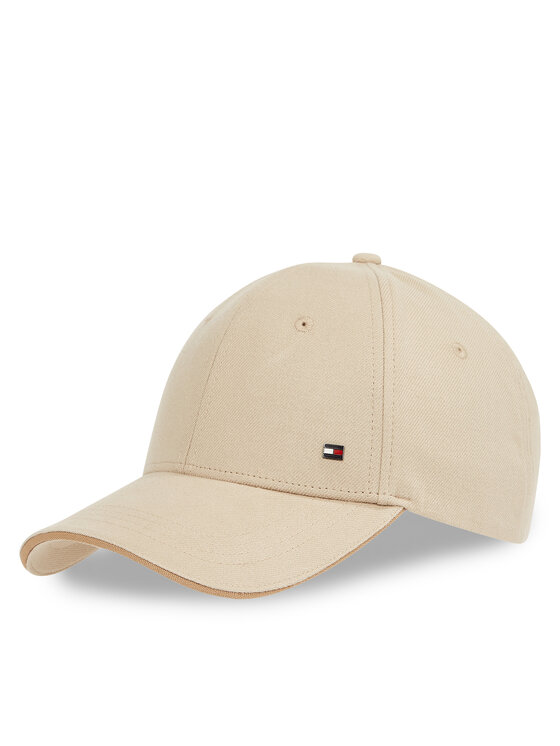 Tommy Hilfiger Tommy Hilfiger Kepurė su snapeliu Th Corp Flannel 6 Panel Cap AM0AM13164 Smėlio