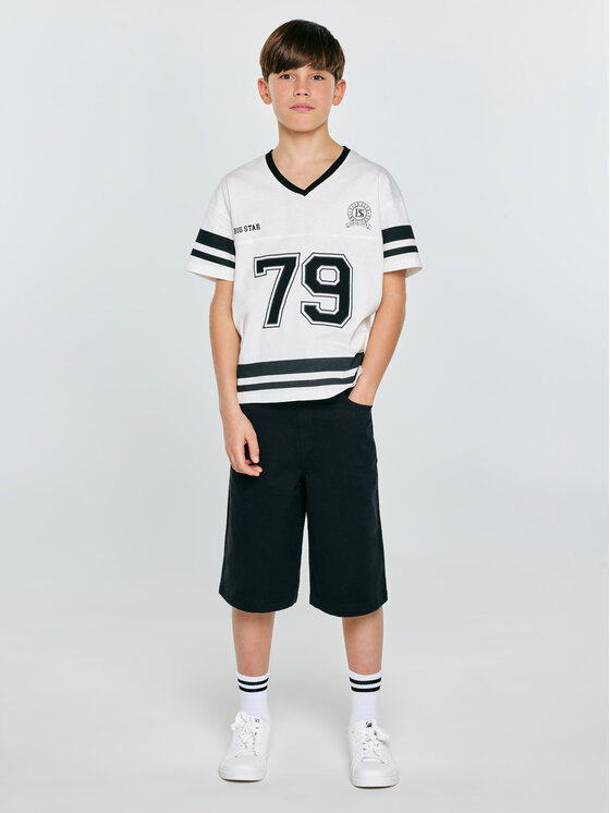 BIG STAR BIG STAR Szorty materiałowe DAEGIR Czarny Loose Fit