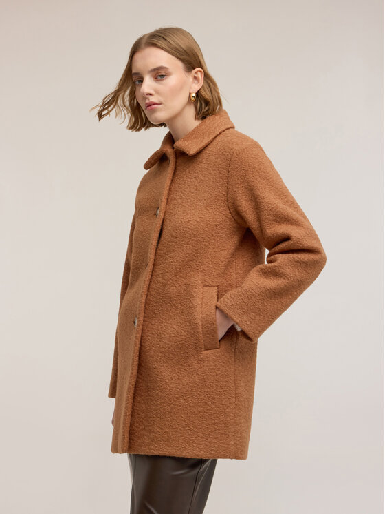 Motivi Motivi Cappotto invernale 0080W000118N022 Marrone Regular Fit