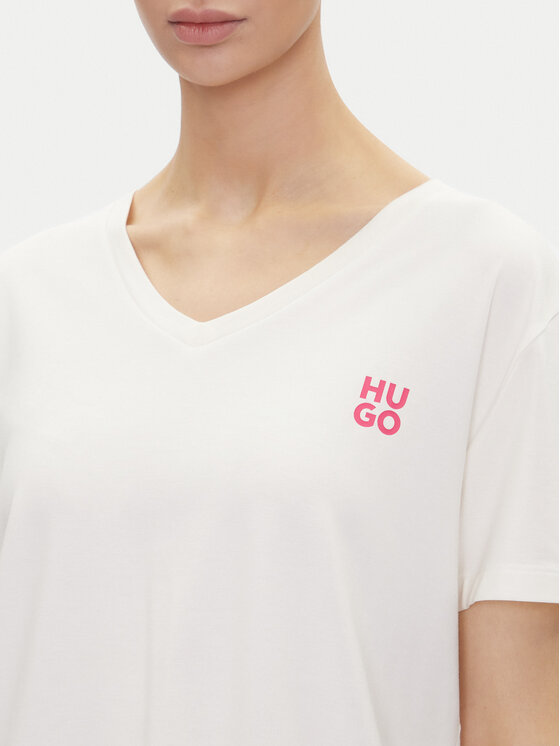 HUGO HUGO T-särk Nika_T-Shirt 50540046 Ekrüüvärv Regular Fit