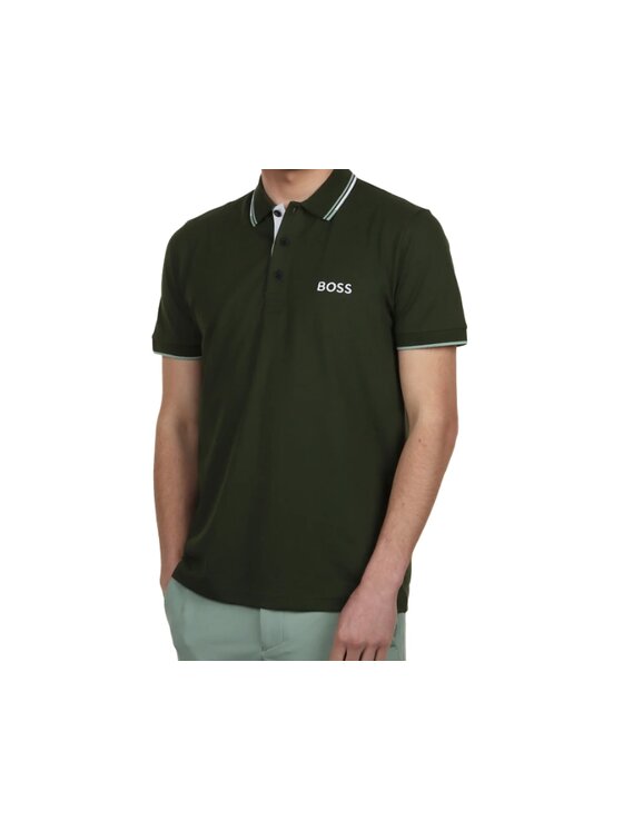 BOSS BOSS Polo 50469102-355 Zielony Regular Fit