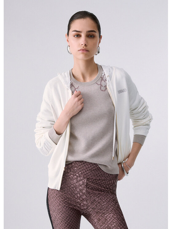 Liu Jo Liu Jo Felpa TF6162MS49ID3023 Bianco Regular Fit
