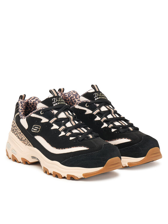 Skechers Skechers Сникърси D'Lites - Wild Charm 150877/BLK Черен