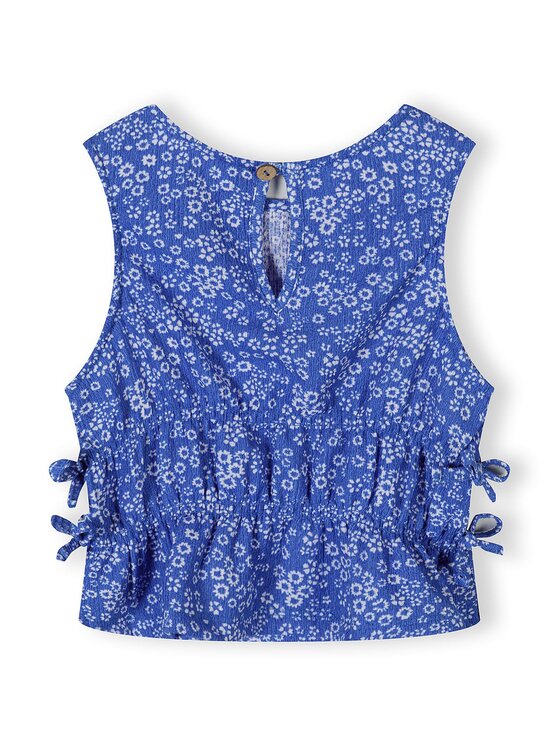 minoti minoti Komplet top i spodnie 30SET155 Niebieski Regular Fit