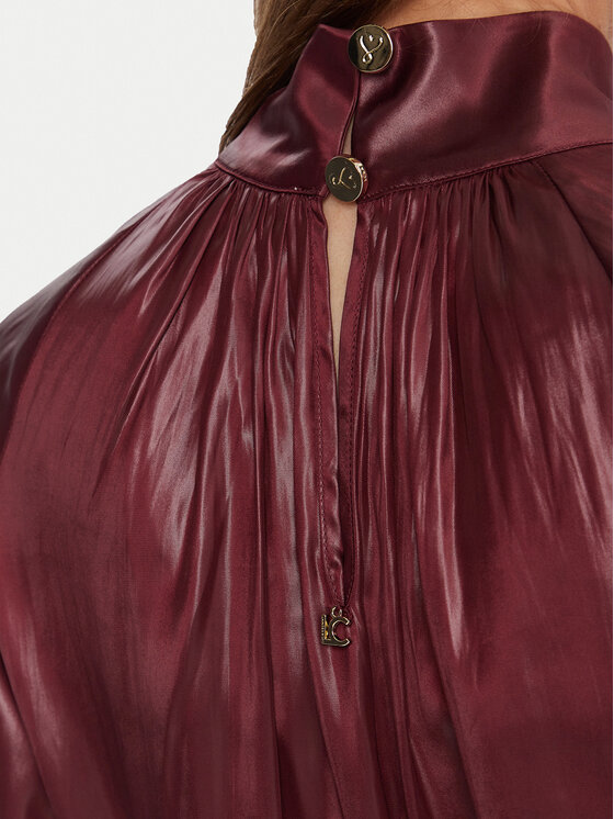 LOLA CASADEMUNT LOLA CASADEMUNT Abito da cocktail LF2516017 Bordeaux Regular Fit