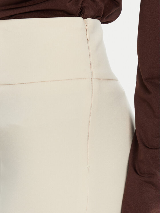 Rinascimento Rinascimento Riidest püksid CFC0122830003 Ekrüüvärv Regular Fit