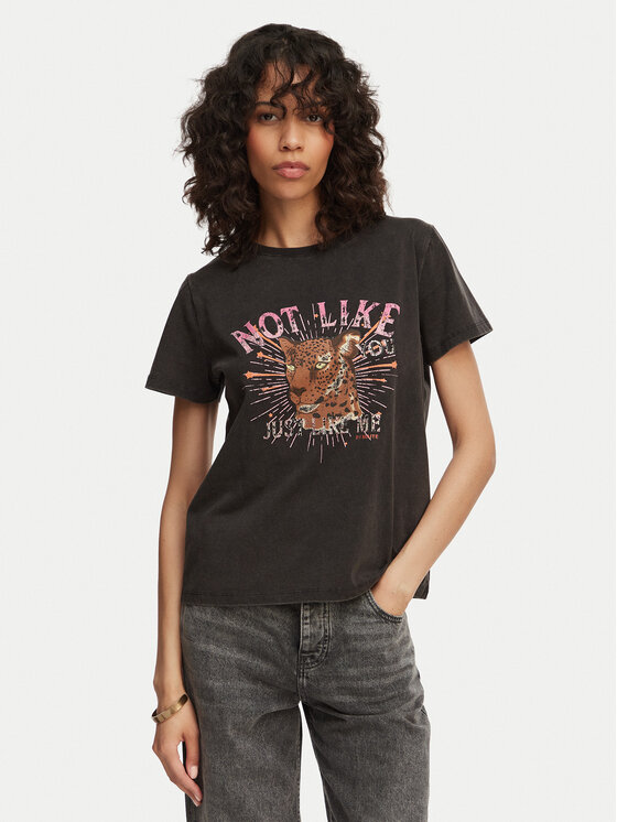 LOLA CASADEMUNT LOLA CASADEMUNT T-Shirt MS2615050 Schwarz Regular Fit