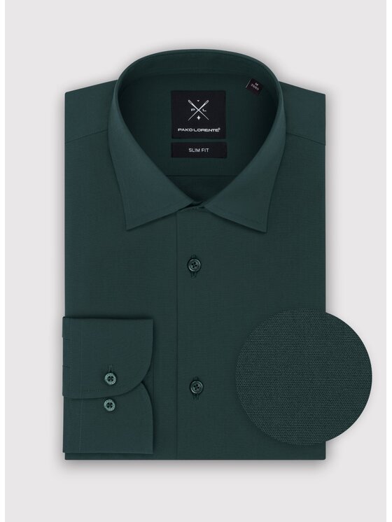 Pako Lorente Pako Lorente Koszula P24WF-1X-039 Zielony Slim Fit