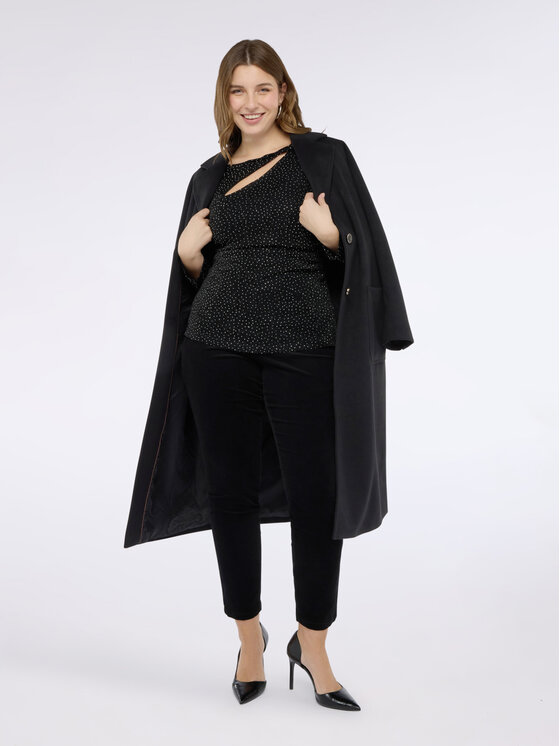 Fiorella Rubino Fiorella Rubino T-shirt G01RL008821N033 Nero Slim Fit