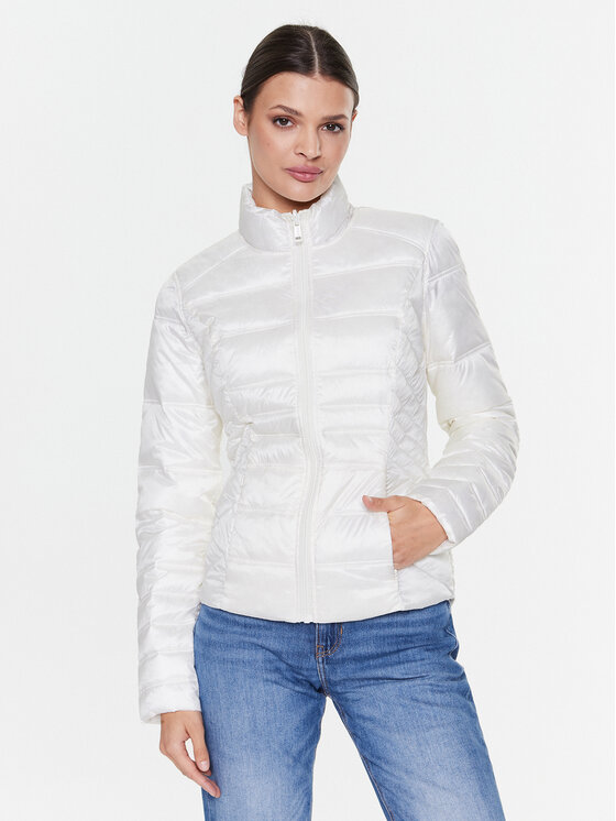 Guess Guess Преходно яке Janis W3RL04 WF5C2 Бял Regular Fit