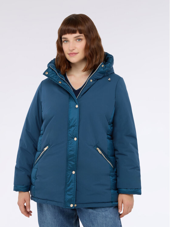 Fiorella Rubino Fiorella Rubino Giubbotto piumino F000T001416N024 Turchese Regular Fit