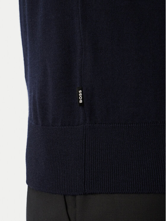 BOSS BOSS Maglione H-Leno 50565469 Blu scuro Regular Fit