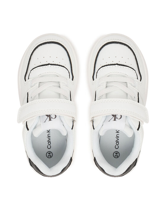 Calvin Klein Calvin Klein Sneakersy Low Cut Lace-Up/Velcro V1X9-83278-1355 M Biały