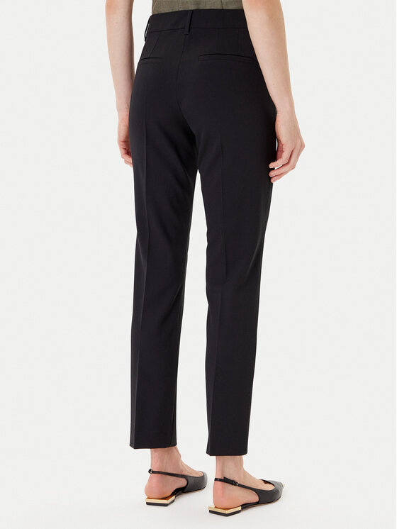 Marella Marella Chino hlače Opaco 2523136101 Črna Slim Fit