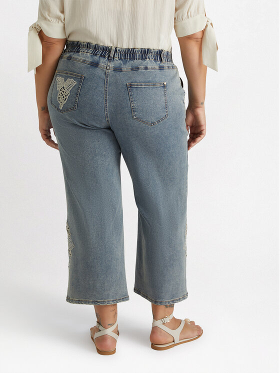 Fiorella Rubino Fiorella Rubino Jeans P598T004876N004 Turchese Cropp Fit
