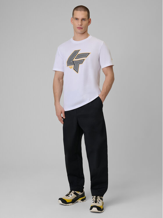 4F 4F T-Shirt CITY Biały Regular Fit