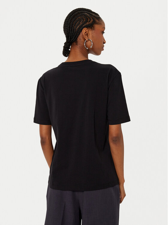Patrizia Pepe Patrizia Pepe Футболка 8M1612/J089-K103 Чорний Regular Fit