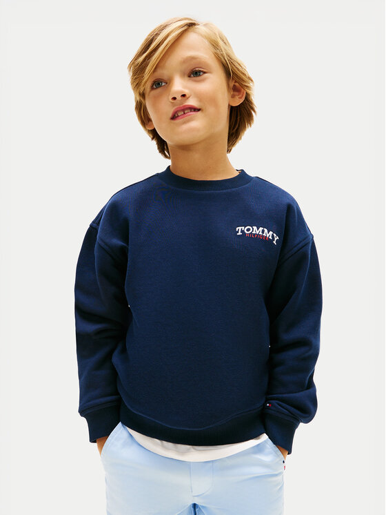Tommy Hilfiger Tommy Hilfiger Pulóver KB0KB10255 Sötétkék Regular Fit