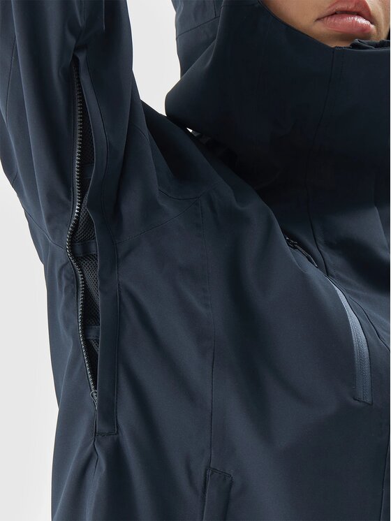 4F 4F Outdoorová bunda 4FRSS24TTJAF551-21S Čierna Regular Fit
