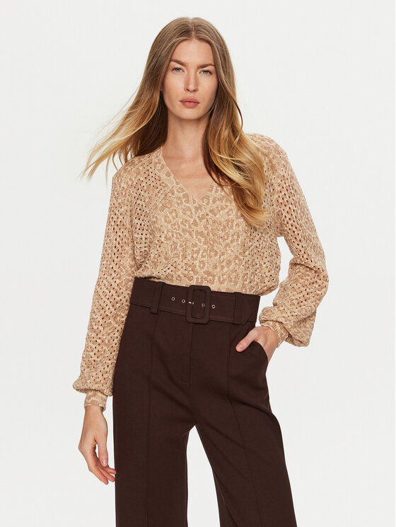 TWINSET TWINSET Cardigan 241TT3271 Bej Regular Fit