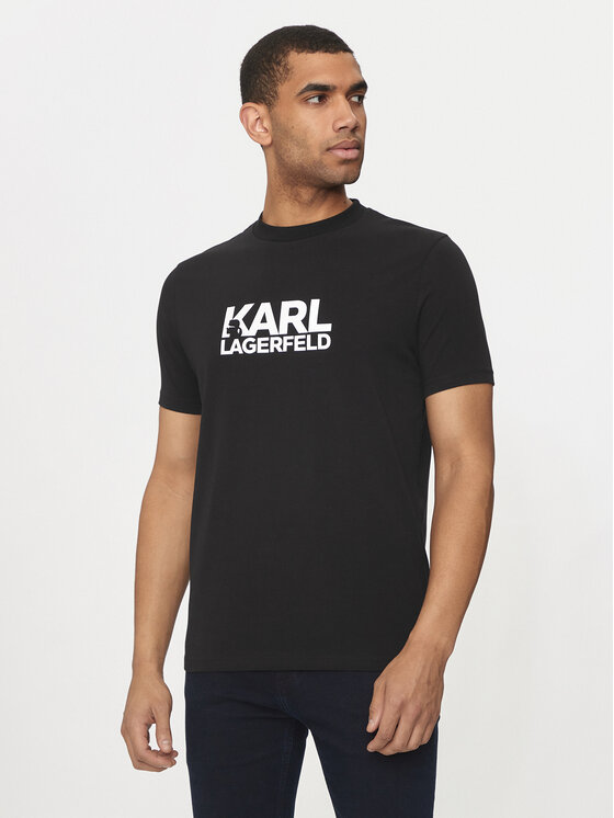 KARL LAGERFELD KARL LAGERFELD T-Shirt 755087 543235 Černá Regular Fit
