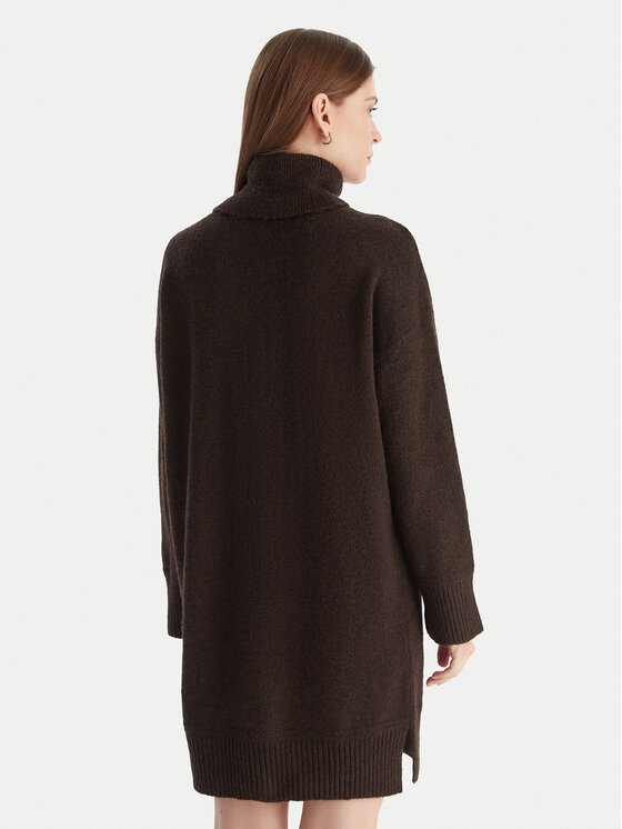 Vero Moda Vero Moda Pletena obleka Aquarius 10331900 Rjava Regular Fit