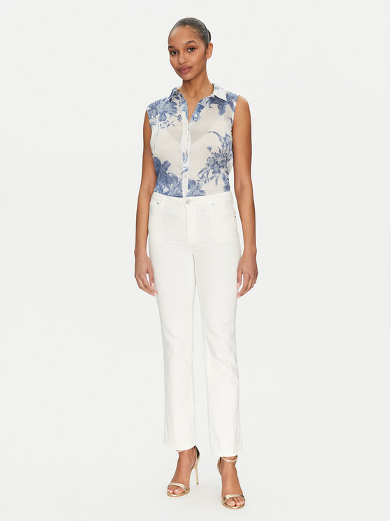 Guess Guess Košulja W5GH95 WDW82 Šarena Slim Fit