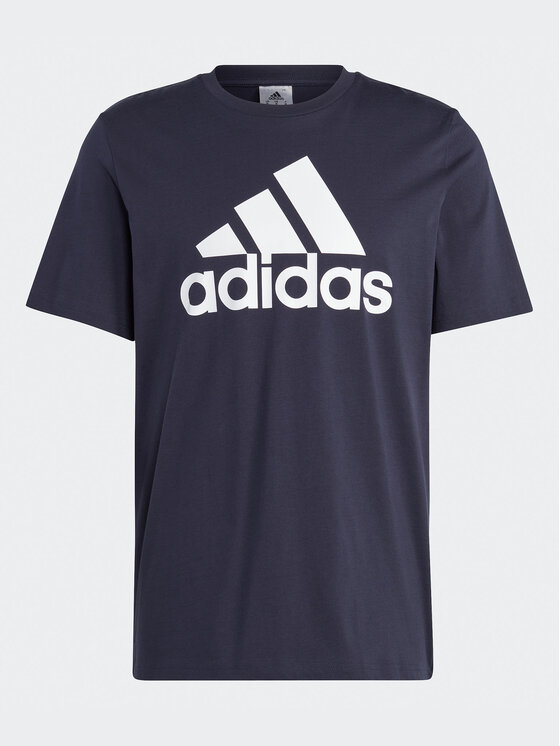 adidas adidas T-shirt Essentials Single Jersey Big Logo T-Shirt IC9348 Blu Regular Fit