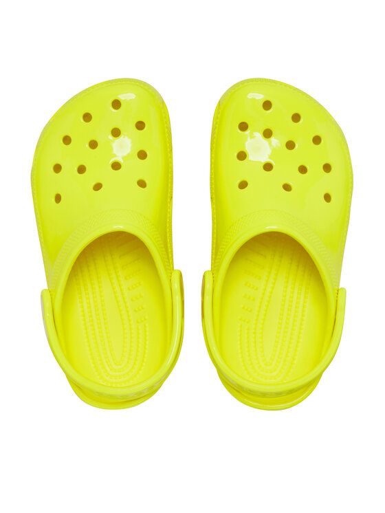 Crocs Crocs Чехли Classic Neon Hl Clog 209683 Жълт