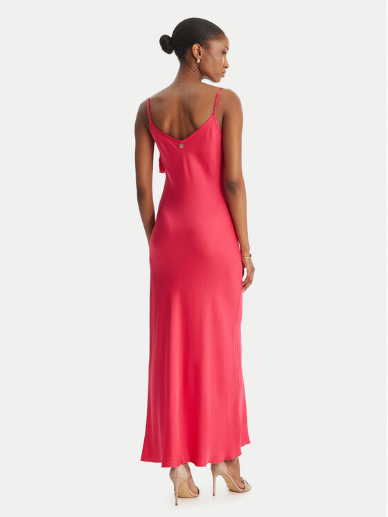 Fracomina Fracomina Коктейлна рокля FS26SD2007W58301 Розов Slim Fit