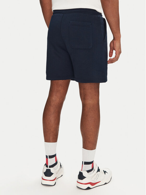 Tommy Jeans Tommy Jeans Sportske kratke hlače Flag Beach DM0DM21931 Tamnoplava Regular Fit
