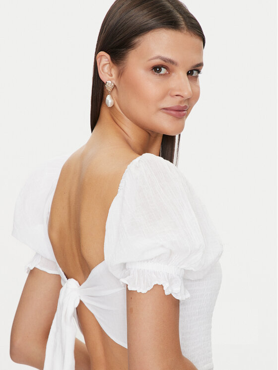 Gina Tricot Gina Tricot Ljetna haljina 22706 Bijela Regular Fit