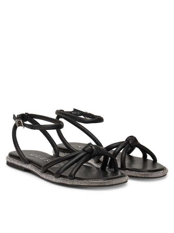 Guess Guess Sandale FLJSLO LEA03 Negru