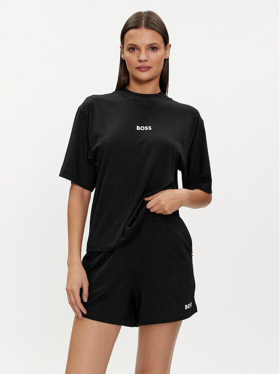 Boss Pyžamo Adeline 50515581 Čierna Regular Fit