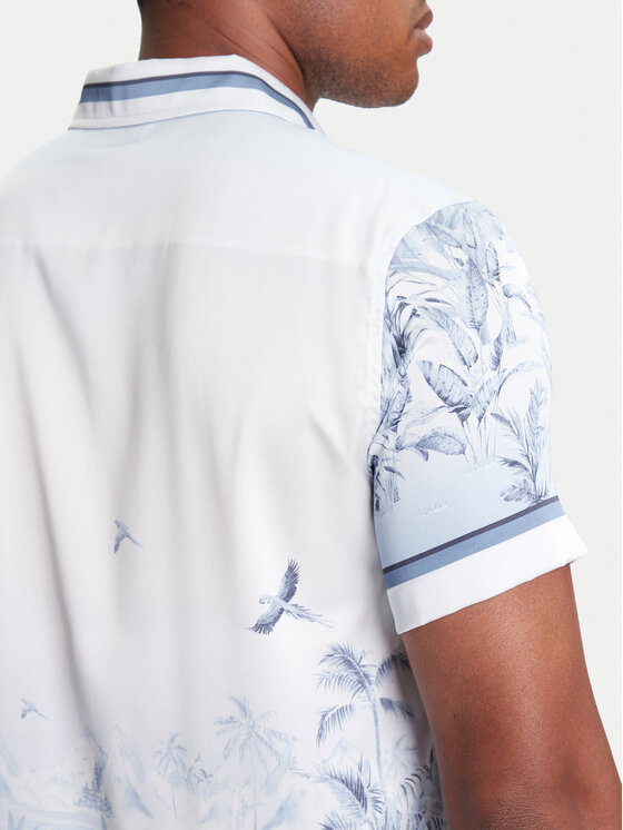 Guess Guess Сорочка M4YH39 WF1T2 Голубий Regular Fit