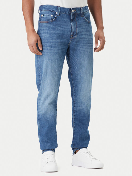 Tommy Hilfiger Tommy Hilfiger Jeansy Bleecker Jax Indigo MW0MW42316 Modrá Slim Fit