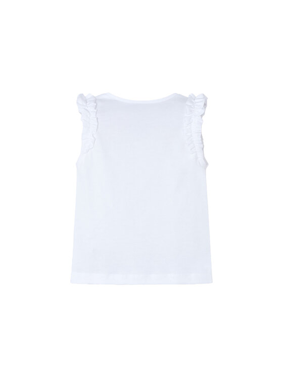 Mayoral Mayoral Top 3021 Biały Regular Fit